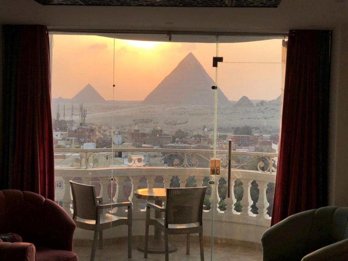 Full Pyramids View Apartment With Balcony For 8 P Kafret el-Gabal المظهر الخارجي الصورة
