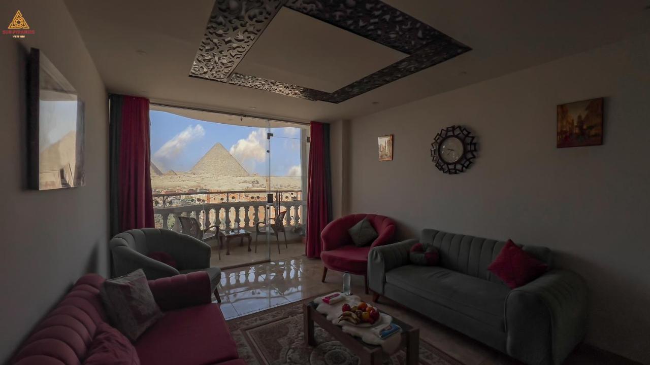 Full Pyramids View Apartment With Balcony For 8 P Kafret el-Gabal المظهر الخارجي الصورة