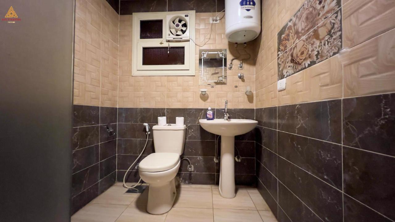 Full Pyramids View Apartment With Balcony For 8 P Kafret el-Gabal المظهر الخارجي الصورة