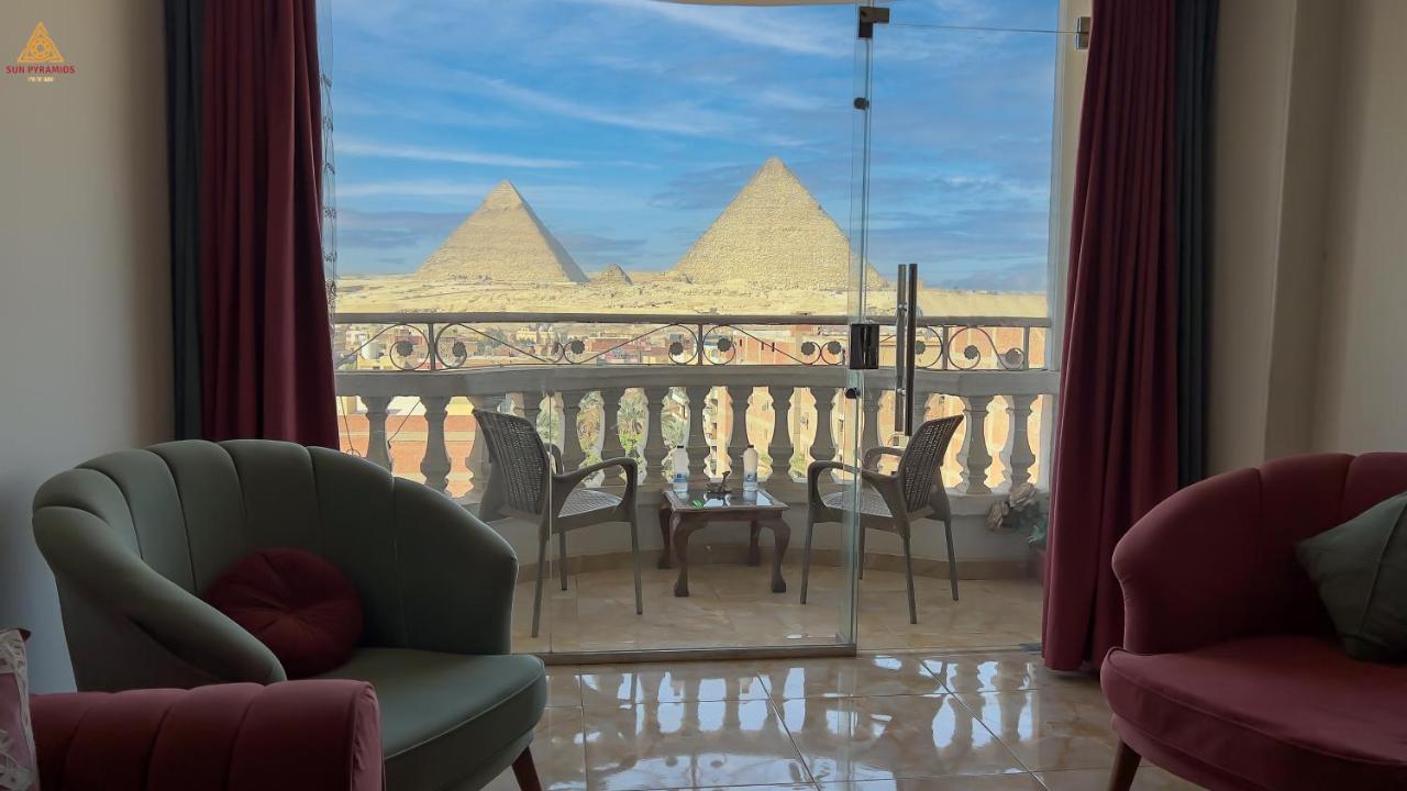 Full Pyramids View Apartment With Balcony For 8 P Kafret el-Gabal المظهر الخارجي الصورة