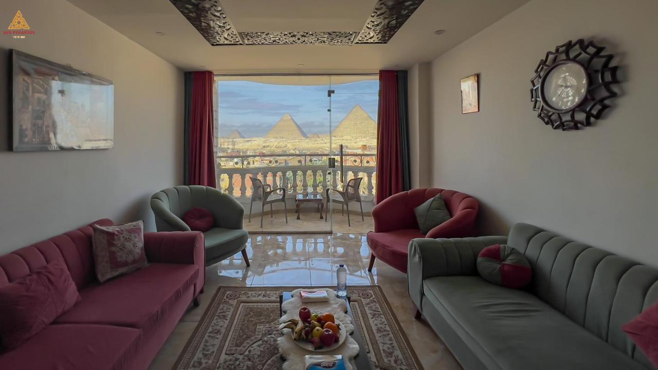 Full Pyramids View Apartment With Balcony For 8 P Kafret el-Gabal المظهر الخارجي الصورة