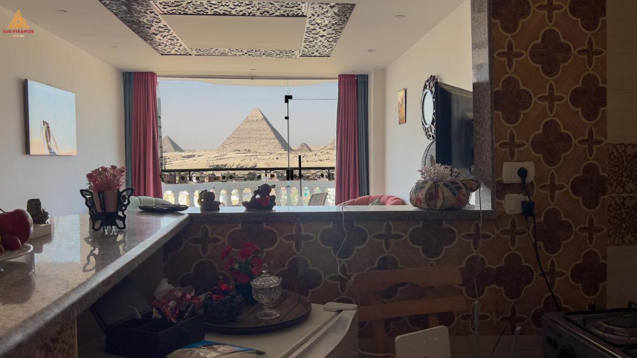 Full Pyramids View Apartment With Balcony For 8 P Kafret el-Gabal المظهر الخارجي الصورة